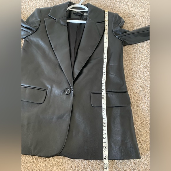 Alice + Olivia Vegan Leather Coat - Picture 7 of 7